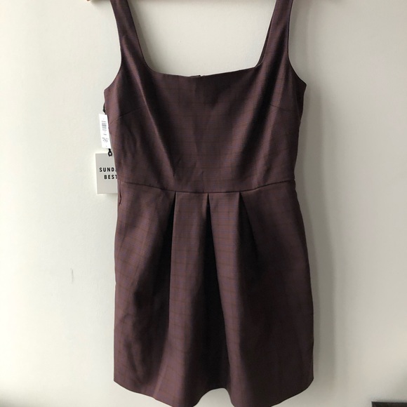 Sunday Best Tasha Microplaid mini-dress - Picture 2 of 3